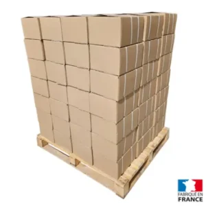 Bois densifié - Emballage carton - Palette de 960 kg